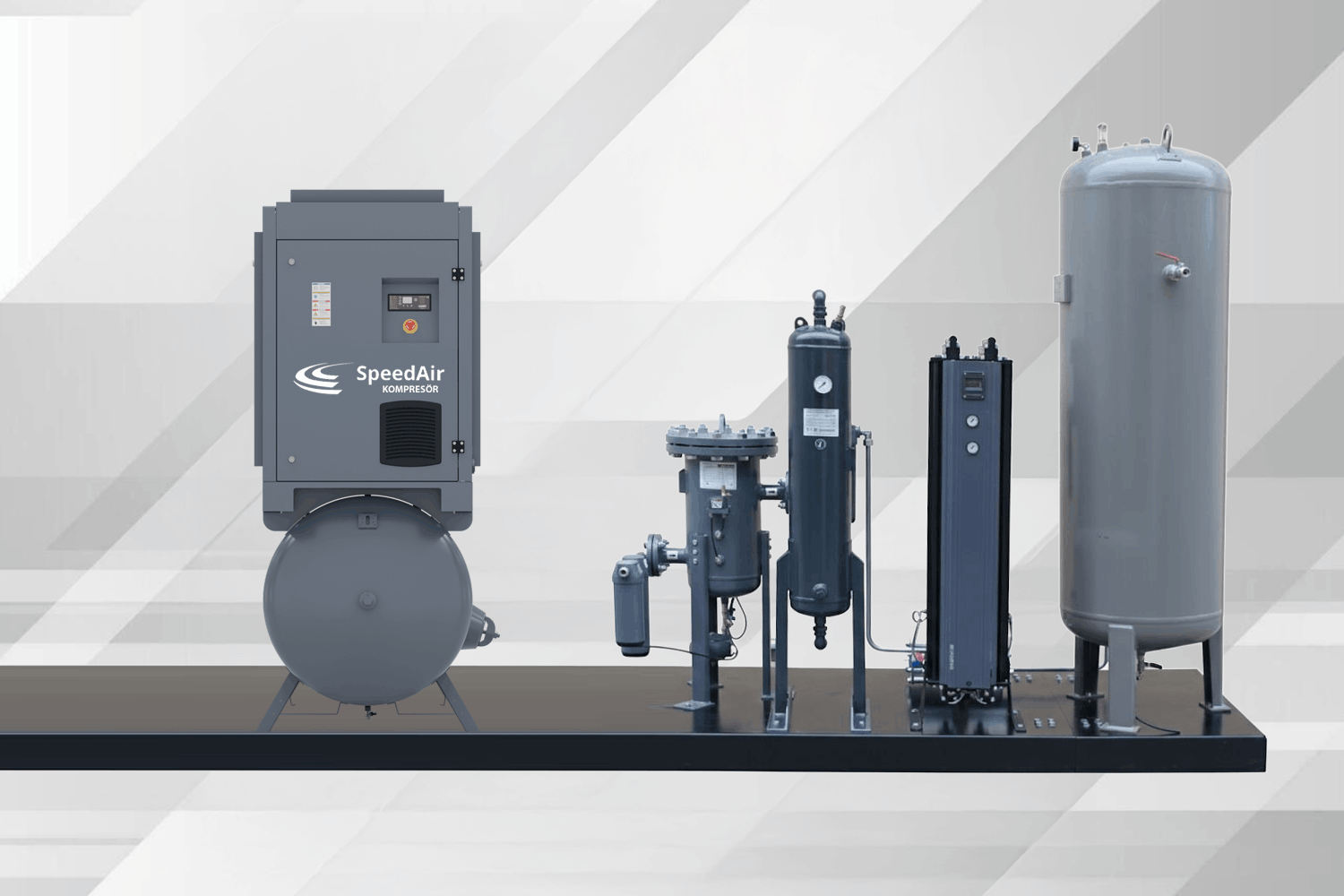 Lazer Kesim Kompresörü 15 kw - 22 kw -16 Bar